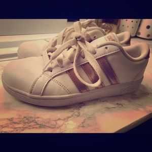 Girls’ Rose Gold Adidas